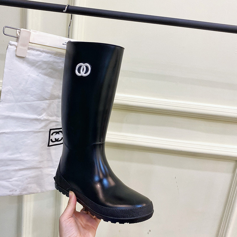 Small fragrant wind rain boots 2022 spring and summer season new European and American However knee-length boots Slim Long Cylinder Boots High Cylinder Riding Boots Woman