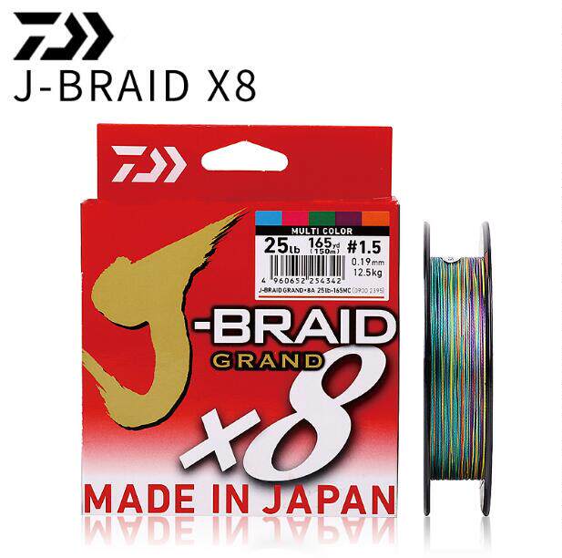 DAIWA Da and J-BRAID GRAND PE Line 8 Large Horsepower Line Lua Main Line Raft Fishing Line Sea