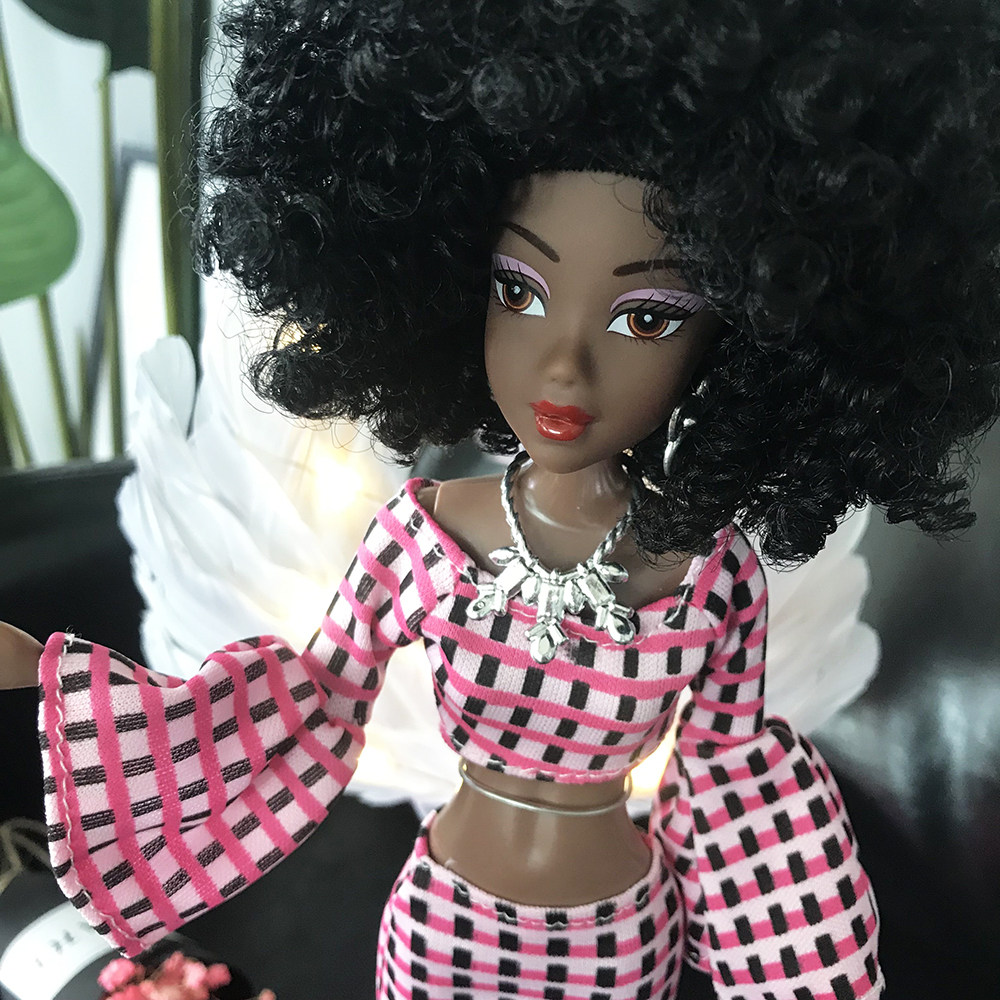 Export Barbie 2019 Black Barbie gift doll out of print value gift box packaging