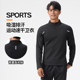 Orange Yijia half-zip quick-drying long-sleeved fitness clothes for men