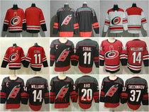 Carolina Hurricanes Hurricane ice hockey suit 37# Aho Staal Williams Jersey