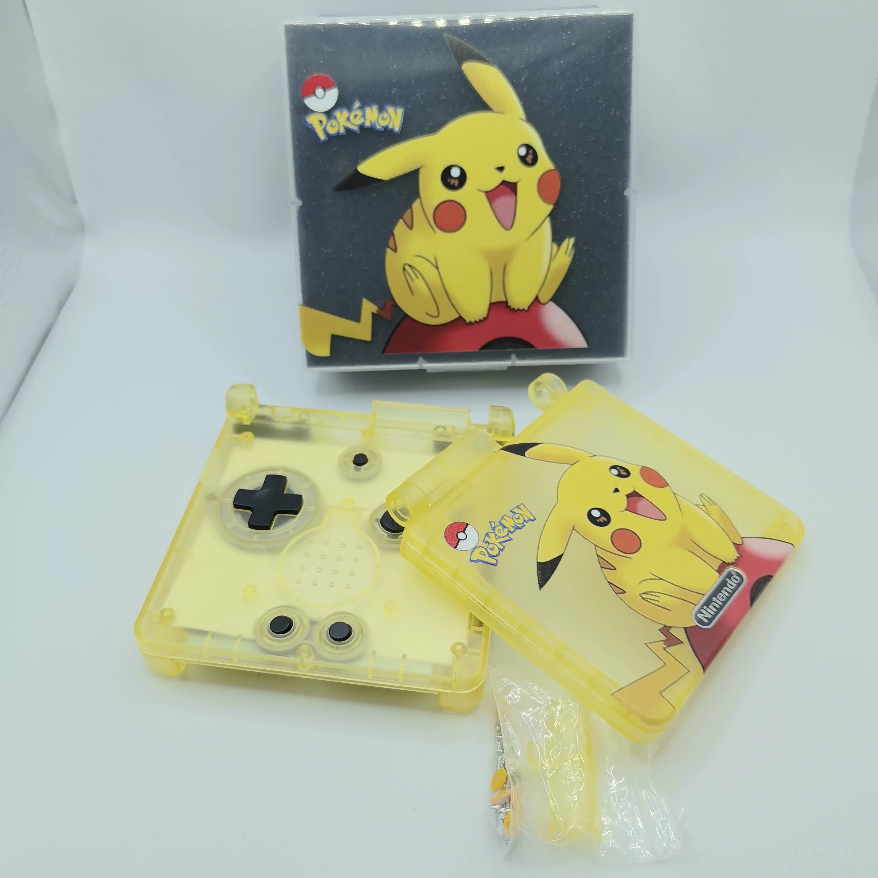 Nintendo GBASP game console shell gba sp limited edition transparent protective shell GBA SP case limited replacement shell