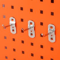 Square hole hook Hole board tool hook Hanging board shelf display hook Hardware shelf Material tool rack hook