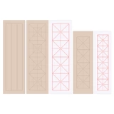 Антикварная китайская обычная бумага для копирования, полуфабрикат рисовой бумаги, каллиграфия для начинающих, учебная бумага № 1, заготовка сетки, копирование кистью для практики