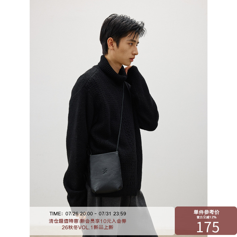 Lr Made Cow Leather Bag with Magnetic Closure, Logo Embossed, Commuter Crossbody Phone Pouch Lr Made Cow Leather Bag with Magnetic Closure, Logo Embossed, Commuter Crossbody Phone Pouch