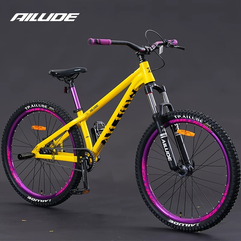 Ailude Tp50 Dirt Bike Mountain Bike Aluminum Alloy 120 Hub with Cartridge Brake for Teenagers and Students with Oil Disc Brake