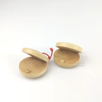 Castanets bằng gỗ - Đồ chơi nhạc cụ cho trẻ em trống đồ chơi cho trẻ