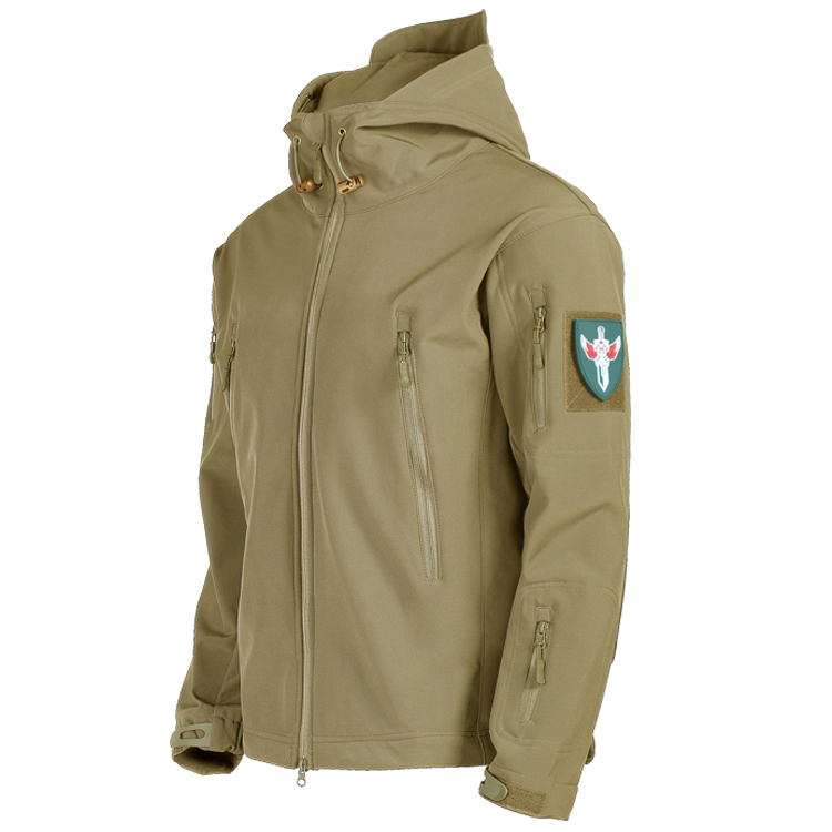 Autumn and Winter Outdoor Sharkskin Softshell Jacket for Men and Women, Three-In-One Tactical Windproof Jacket, Waterproof, Fleece-Lined and Thickened Autumn and Winter Outdoor Sharkskin Softshell Jacket for Men and Women, Three-In-One Tactical Windproof Jacket, Waterproof, Fleece-Lined and Thickened