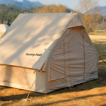 sunnyfeel mountain door outdoor automatic quick opening inflatable tent portable folding rainproof sunscreen folding camping
