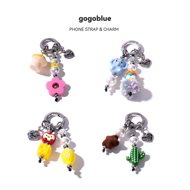[Mini Chain Collection] Gogoblue Cute and Fun Mini Universal Phone Charm Bag Pendant Keychain
