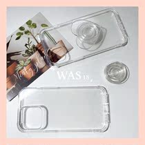 WAS 18 Applicable to Apple 13 mobile phone shell tpu transparent iPhone13pro max airbag anti-fall silicone softshell