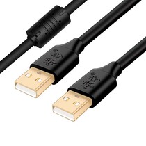 Rongbin double head usb2 0 data cable male to male set-top box brush connection cable notebook radiator 1 5 meters
