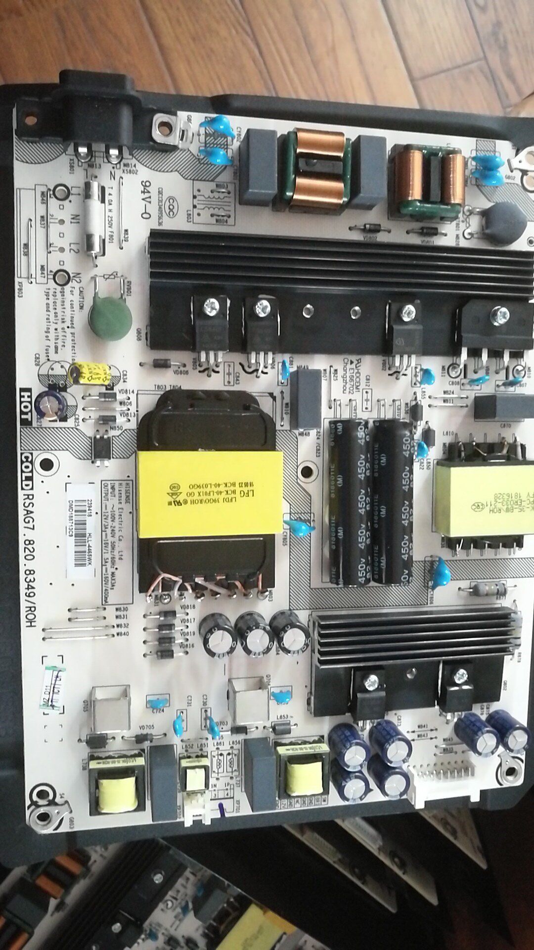 Suitable for the sea letter HZ55A55 HZ50A51 H55E3A power supply board RSAG7 820 7748 8349