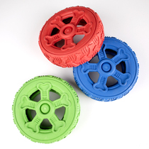 Pet supplies dog bite-resistant teething rubber toys large dog golden retriever Labrador tire food hiding toys