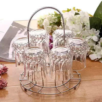 Lead-free crystal glass water cup set Household creative juice cup Fashion beer cup Handy cup Crystal cup