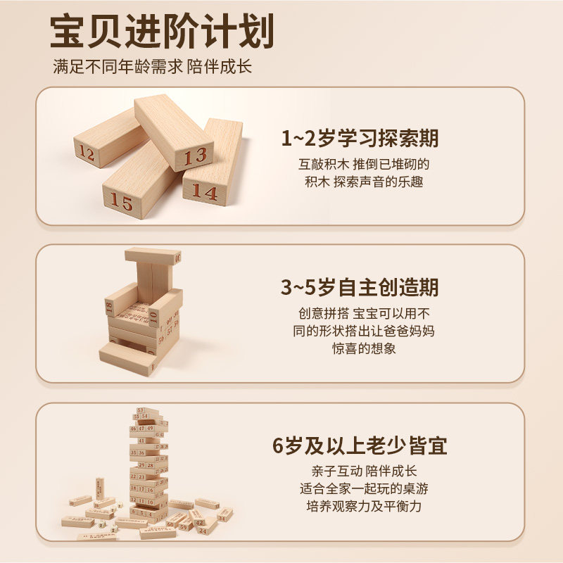 叠叠乐积木怎么玩?层层叠高抽积木游戏还能锻炼孩子专注力吗?_游戏推荐_淘宝游戏网