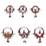 Рождественская винограда свадьба празднует винен Ранно сельский натуральный сухой цветок кольцо рождественское кружок