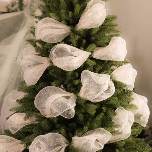 Рождественская елка украшение сети пряжа.