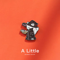 A Little Halloween gift Little wizard brooch ins tide men and women personality badge pin bag decoration