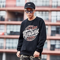 MRXXX Phong cách Harajuku cá nhân in áo len đôi nam cổ tròn hip hop áo khoác mùa thu và mùa đông mẫu áo sơ mi thủy thủ sinh viên áo cổ lọ nam