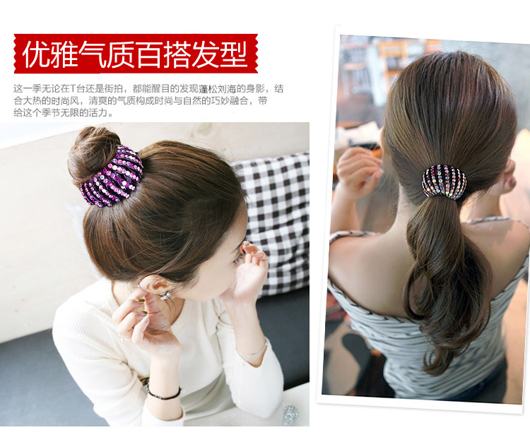 Gửi các hiện vật! Hàn Quốc bóng đầu chim yến vòng tóc kẹp tóc kẹp tóc rhinestone lấy mũ hoa phụ kiện tóc - Phụ kiện tóc trâm cài tóc đơn giản