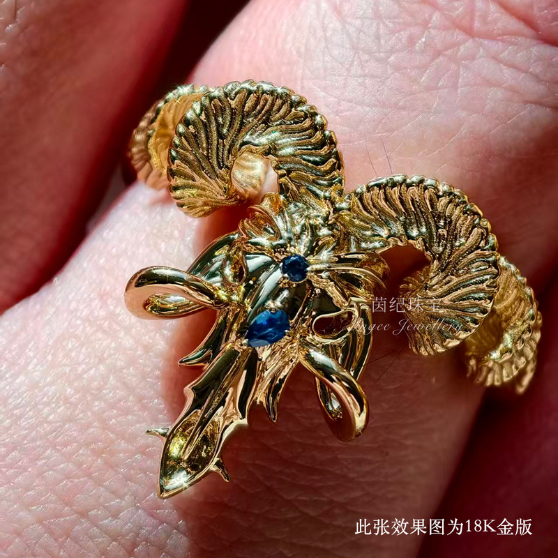 Yinji Jewelry Capricorn Series Design Rings/Necklaces/Brooches