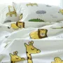 Zoo tươi bông twill phim hoạt hình dễ thương bông mềm chăn quilt trẻ em ba hoặc bốn bộ - Khăn trải giường drap phủ giường