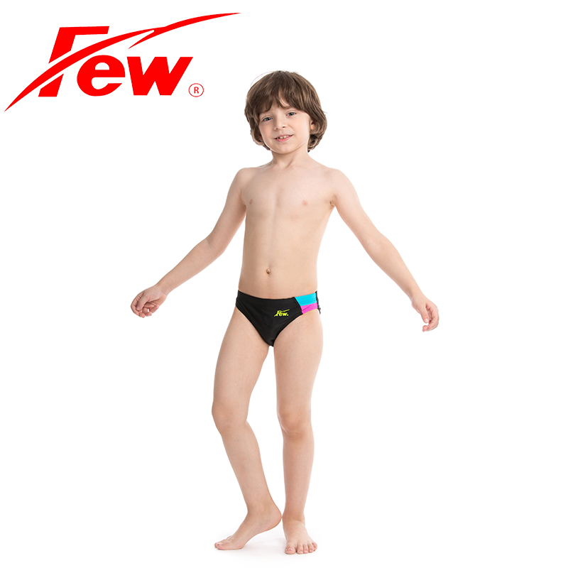 Few floating brand children's swimming trunks male middle-aged children boys professional training adult triangle swimming trunks M2147
