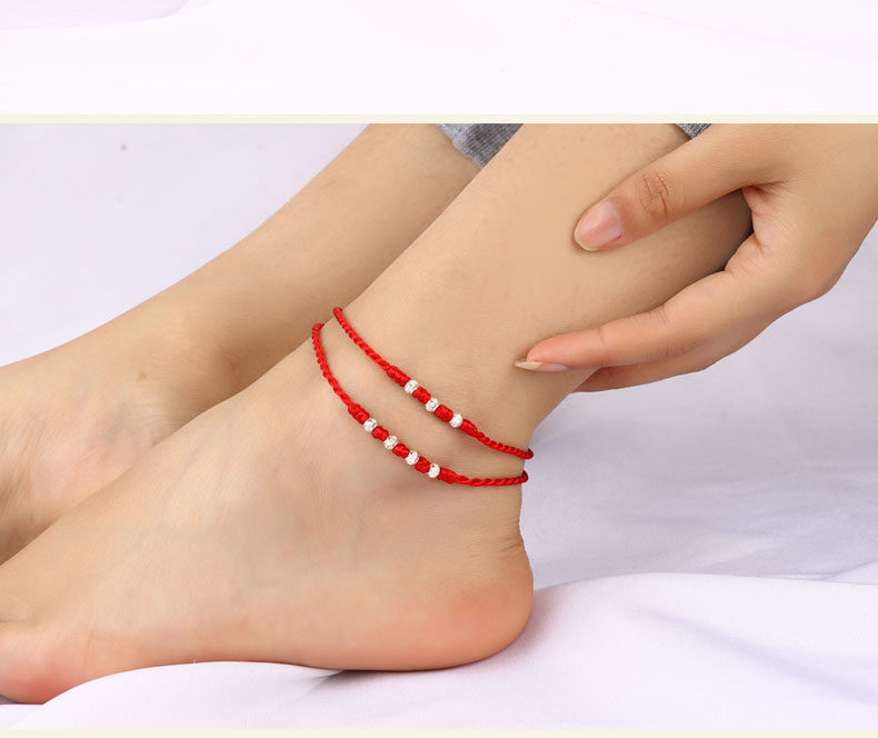 Bracelet de cheville Femme OYSHIPIN   en Argenterie - Ref 3101583 Image 11