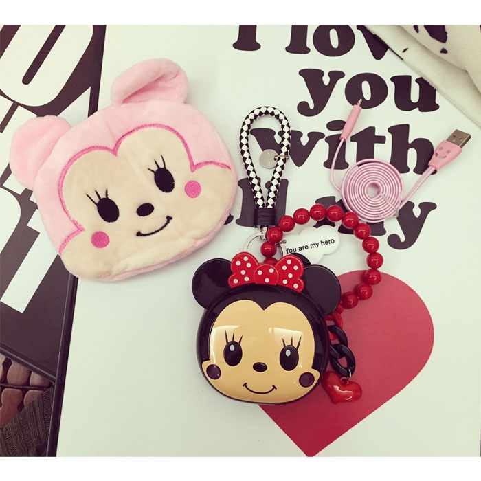Cartoon sạc kho báu 12.000 mm Một Miqi cặp đôi dễ thương điện thoại Universal Mobile điện cô gái siêu Meng - Ngân hàng điện thoại di động sạc dự phòng anker 20000