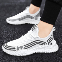 Tide Cards Fly Knit Mens Shoes Summer Tide Shoes 2021 mesh Bread Shoes 100 Hitch Movement Running Shoes Breathable Non-slip