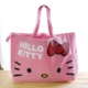 Hello Kitty Oversized Túi hành lý jingle mèo phim hoạt hình du lịch túi vải mua sắm không thấm nước ba lô du lịch loại lớn