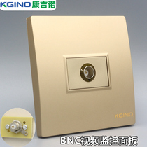 Champagne BNC welding socket type 86 one-bit SDI welding computer connector Q9 female panel module socket