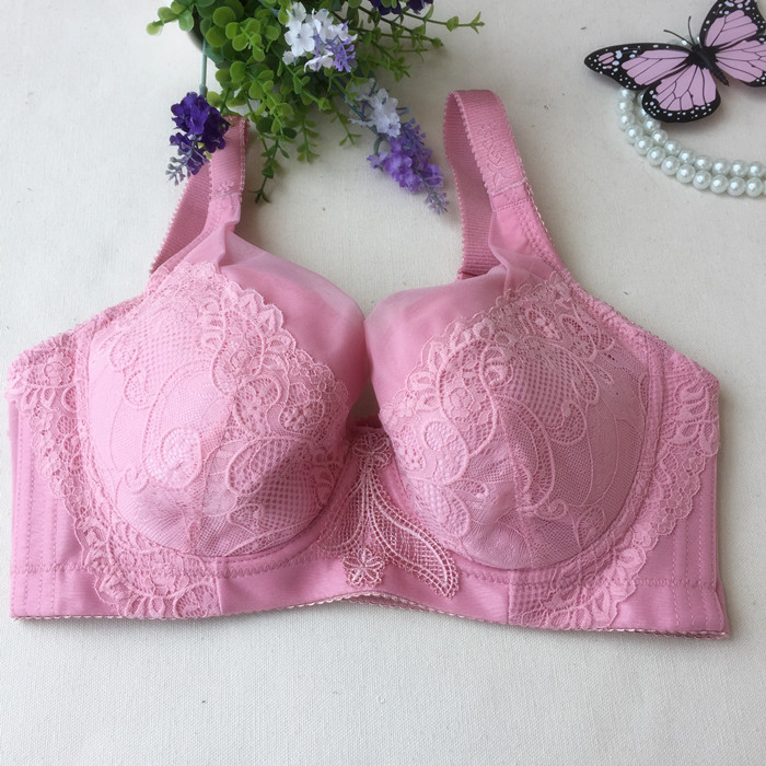 Mùa hè mới siêu mỏng ren đầy đủ cúp ngực cỡ lớn tập hợp điều chỉnh ngực lớn nhỏ 95B95C trắng đồ lót nữ cao cấp