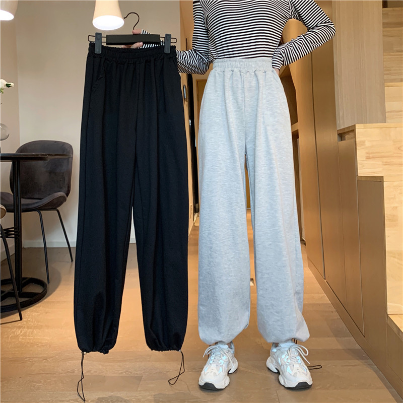 Real shot Plush regular pants