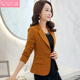 Suit áo khoác ngắn áo khoác dài tay Casual Tính cách Hàn Quốc phiên bản nhỏ 2020 mùa xuân dress New Body Chic Suit nữ