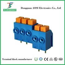 Spring type terminal block DG390 can be spliced ​​to 5 0 push type terminal block DA270-01-500