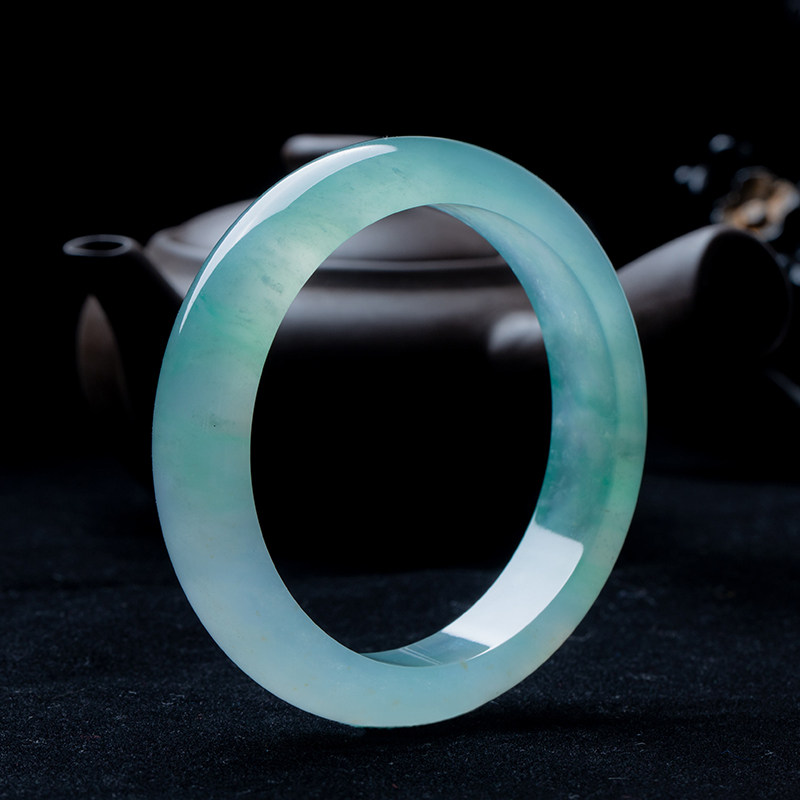 Natural Emerald Jade Bracelet Women clauses Princess bracelet Mom Myanmar A - goods live broadcast special