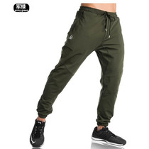 Muscle cow brother thin training fitness pants casual pants sports pants Running pants Close small feet guard pants tide