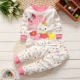 Mùa xuân và mùa thu Trẻ em Quần eo cao Đặt Baby Cotton Được bảo vệ Bụng Đồ lót cho bé Quần áo mùa thu Qiuku Đàn ông và Phụ nữ Vòng cổ Khóa vai shop quần áo trẻ em đẹp