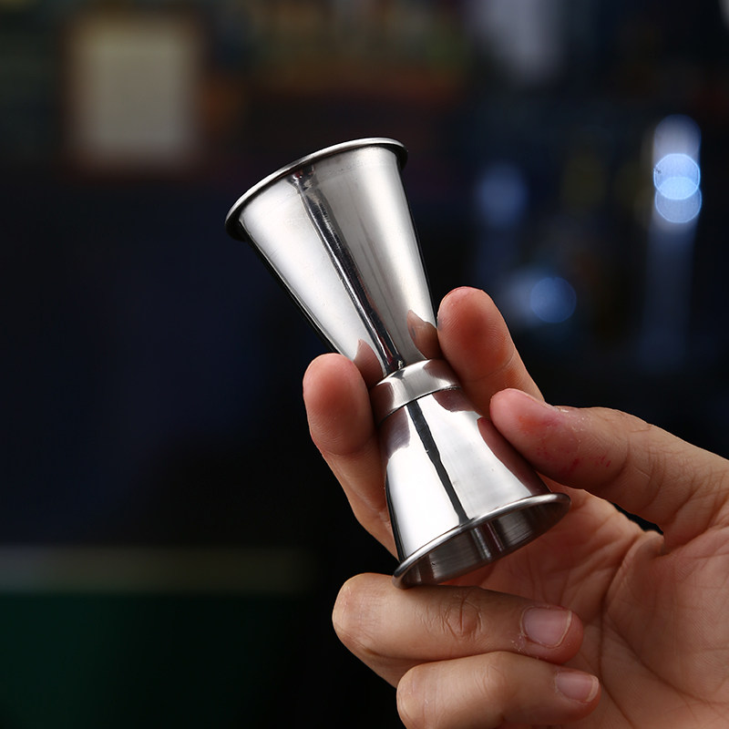 Rollededge stainless steel wine measuring apparatus Anshi glass bar