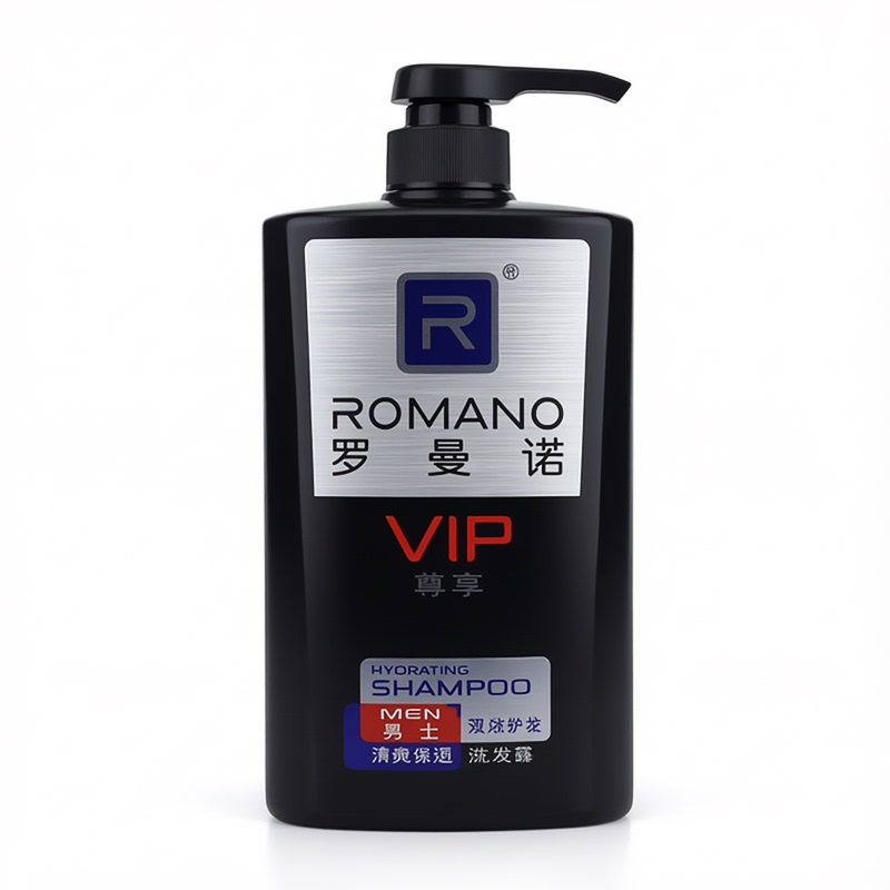 Authentic Romano Exclusive Shampoo and Shower Gel Set 600ml Refreshing Moisturizing and Rejuvenating Long-Lasting Fragrance