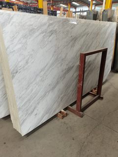 Customized jazz white marble island table top