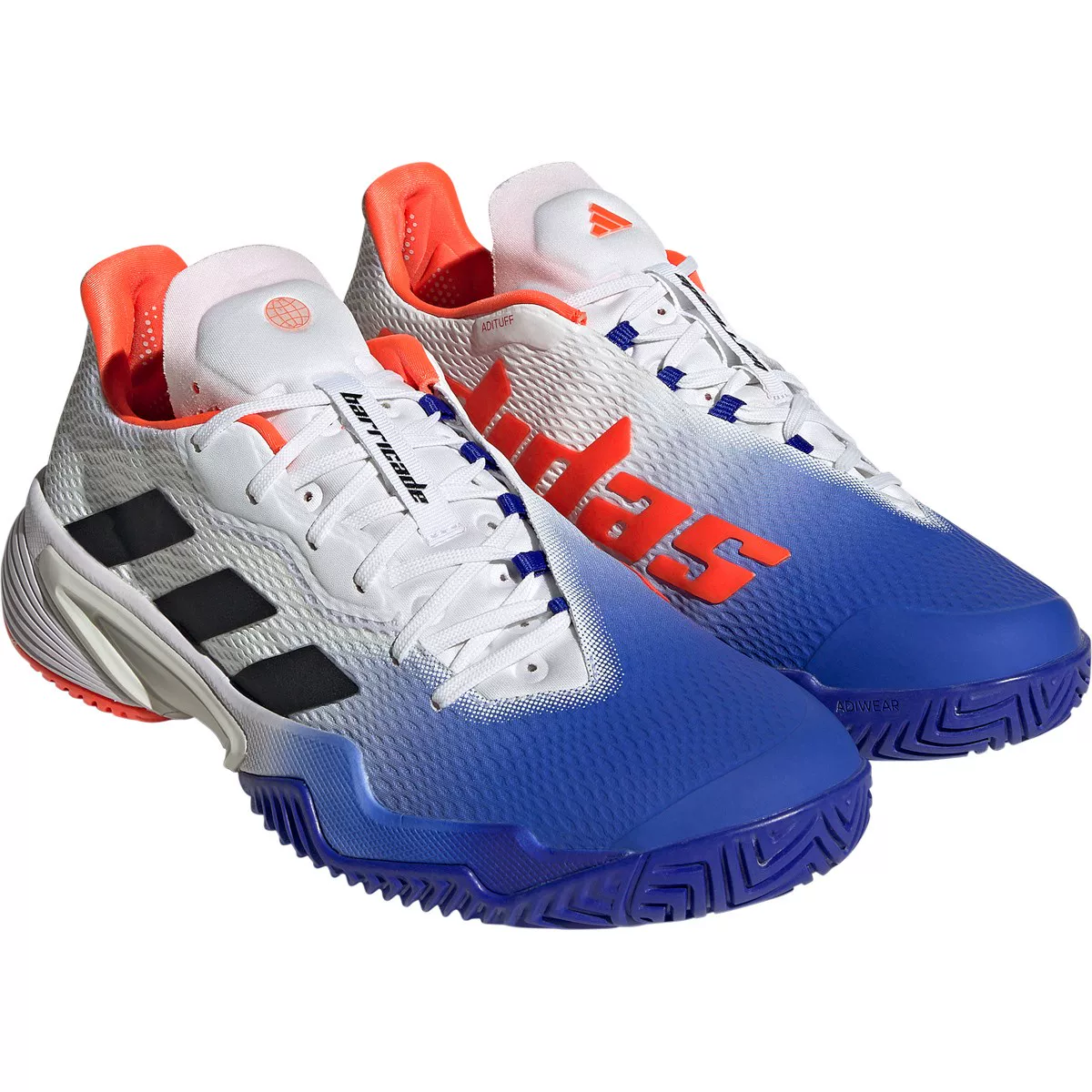 [adidas Barricade AC Blue/Black/Red Men's Shoe--HQ8917]
