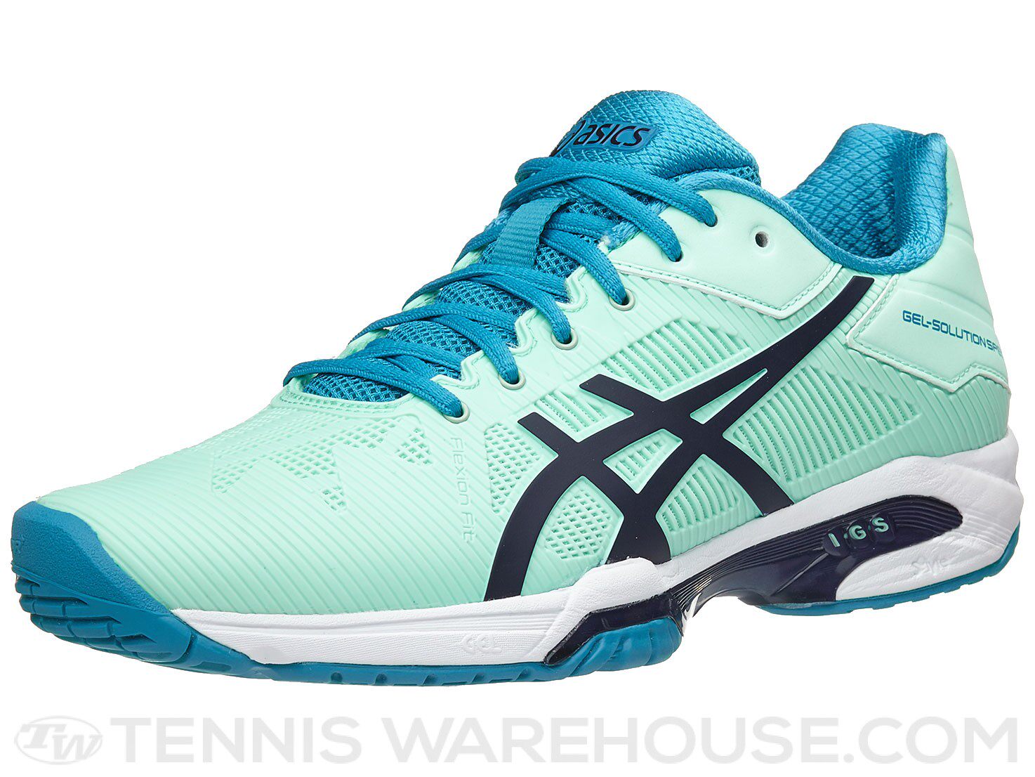 Asics Gel Solution Speed 3 Sea Aqua Womens Shoes