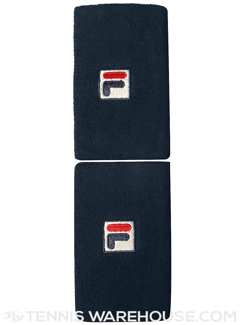 Fila F-Box Doublewide Wristbands Navy