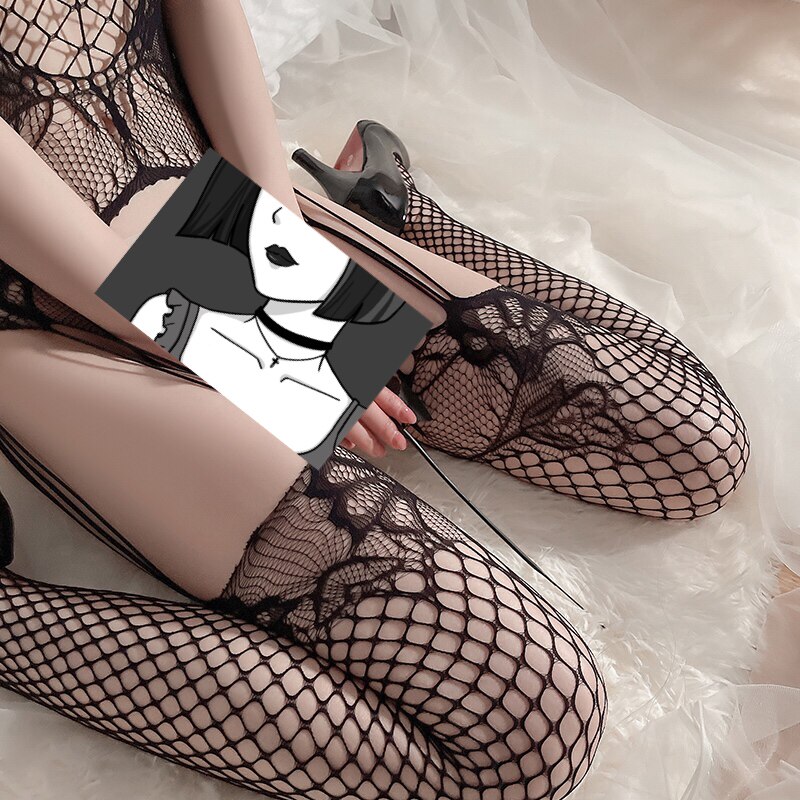 Emojis lingerie suggestive clothes derby pyjamas pure desire hollowed-out lace Pivot Belly's Temptation Maid Dress