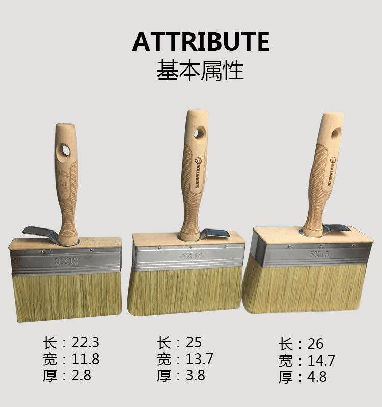 Кисти, Валики 金属丝绸石灰洗方形刷艺术涂料扁刷粗糙墙面油漆刷艺术漆平面肌理 Rolling dog