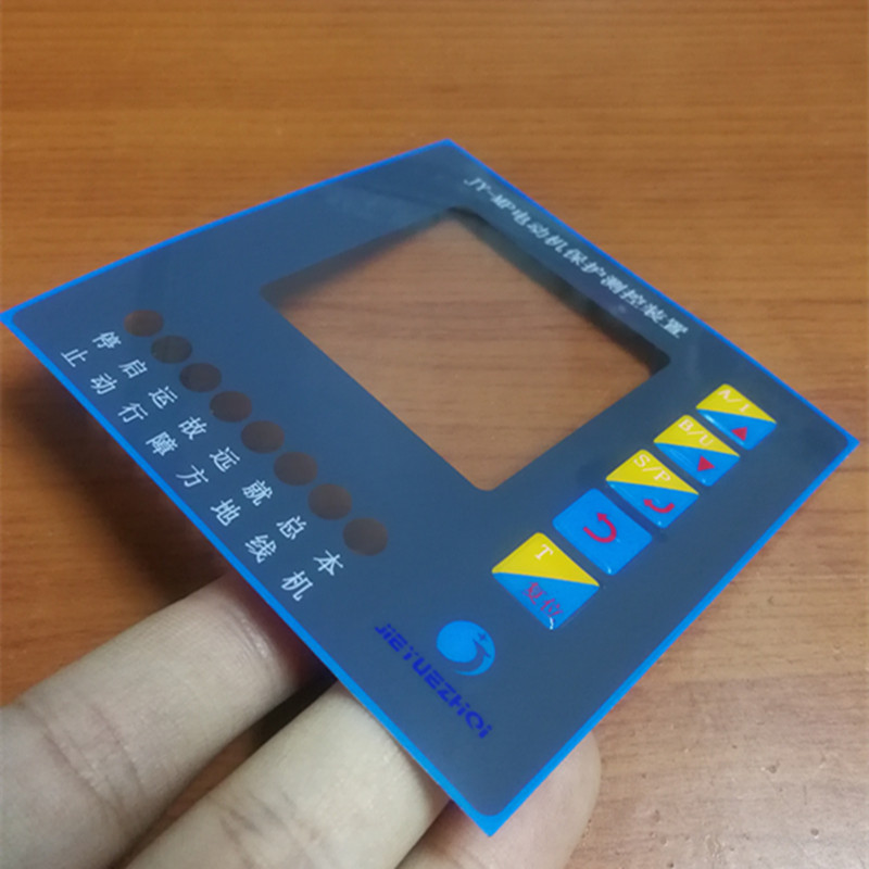 JY - MP motor protection measuring and control device controls film panel frayed film pvc adhesive button customized