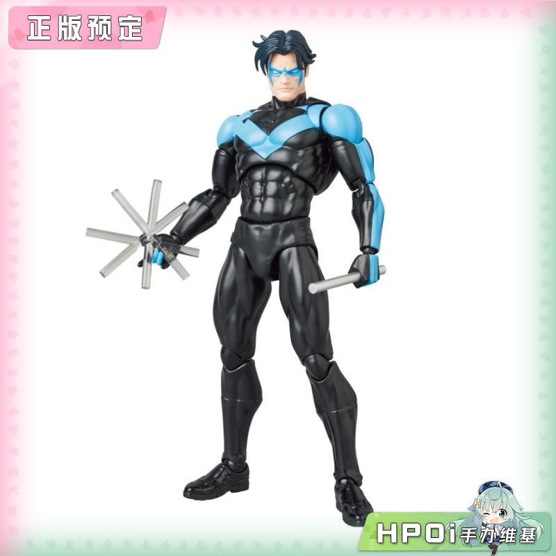 Medicom MAFEX 蝙蝠侠 漫画版 缄默 夜翼 可动手办